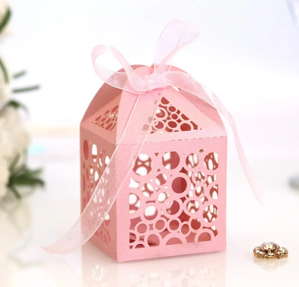 50 шт. маленькая круглая пустая крестообразная конфетная коробка ангельская