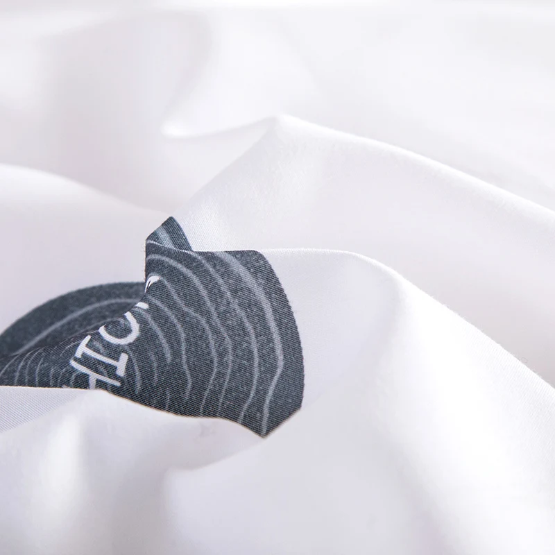 White Bedding Sets simple Quilt Cover sets Pillowcase Warm Soft bed twin full queen king duvet cover luxury bedclothes | Дом и сад