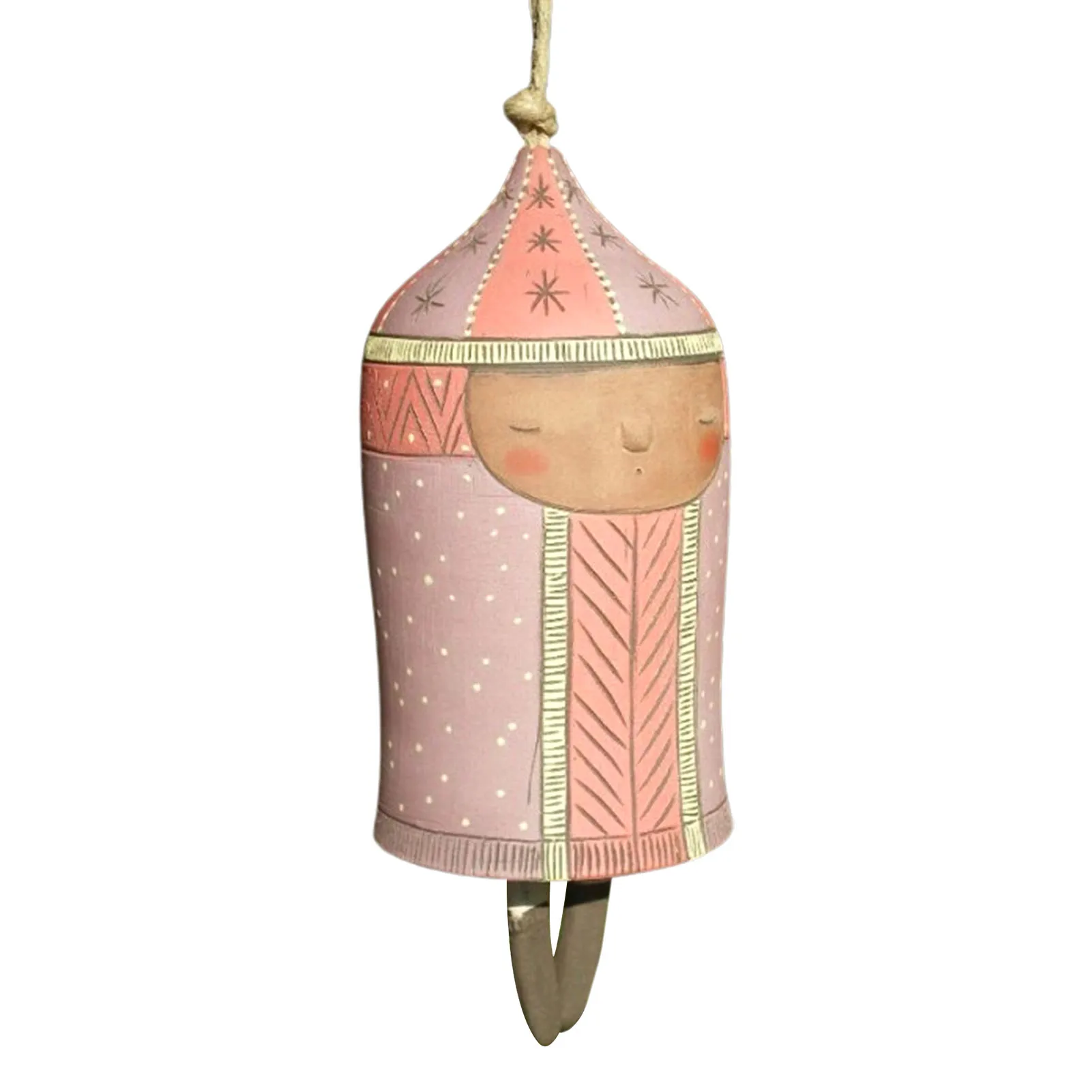 

Country Doll Wind Chimes Beautiful Bohemian Handmade Garden Decoration Gift For Ourdoor & Indoor Garden Yark Patio And Home Deco