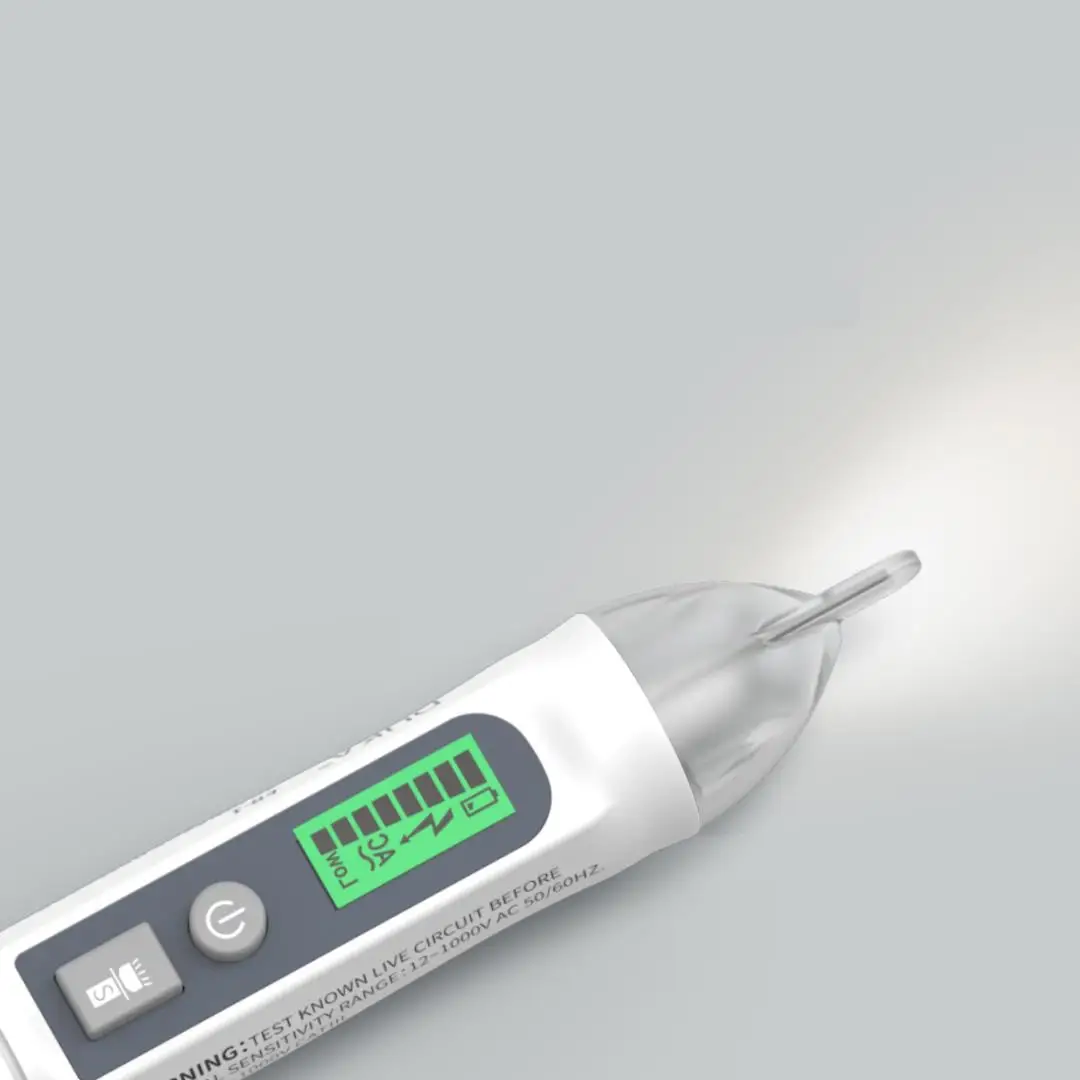 

XIAOMI Youpin Duke Smart Non-contact Tester Pen Socket Detector Sensor 12-1000V Electric Indicator Leakage Line Breakpoint Test