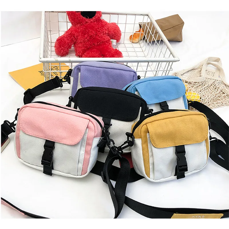 Новинка женские холщовые сумки Корейская мини Студенческая сумка для сотового