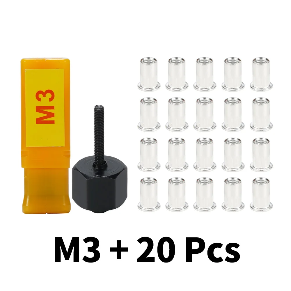 

Ручной заклепочник HIFESON с алюминиевыми гайками M3-M10