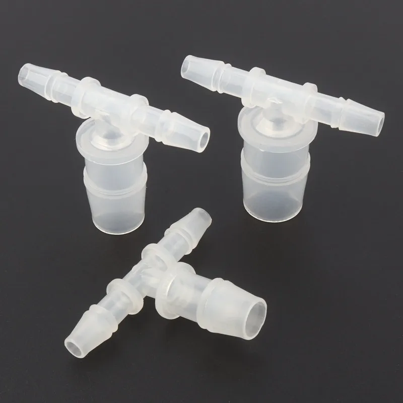 

5pcs/lot 6mm To 4-20mm PP Reducing Tee Connectors Aquarium Tank Pagoda Hose Joints Air Pump Aerator Drip Irrigation Fittings