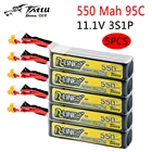 Аккумуляторная батарея Tattu R-Line 1,0 LiPo, 550 мАч 95C 2S 3S1P 7,4 В 11,1 В, с разъемом XT30 для радиоуправляемого FPV гоночного дрона квадрокопта