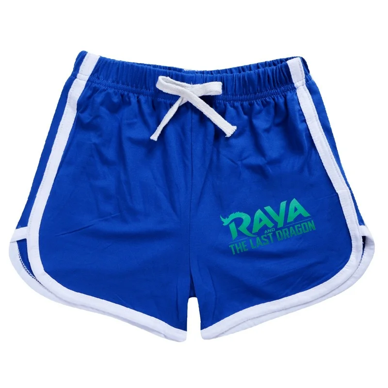 

Girls Boys Summer Set Raya and The Last Dragon Kids Sports T shirt +Pants 2-piece set Baby Clothing Comfortable outfits Pyjamas