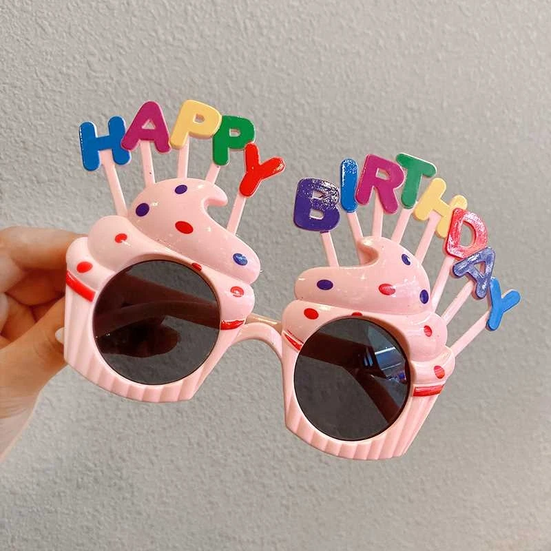

Hong Kong Style Baby Sunglasses Child Girl Glasses Trendy Birthday Party Boys Funny Fashion Sunglasses Internet Celebrity