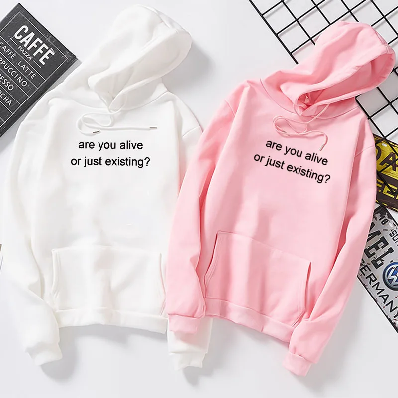 

Men Fashion Long Sleeve Funny Letter Printed Oversized Hoodies Sweatshirt Women Pullover Hooded Warm Autumn Hoodie Streetwear