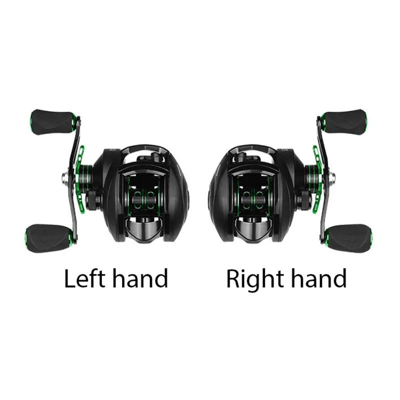 

Best Baitcasting Reel 8.1:1High Speed Fishing Reel 8KG Max Drag Left Right Hand Reel Reinforced White Bass Reel Fishing