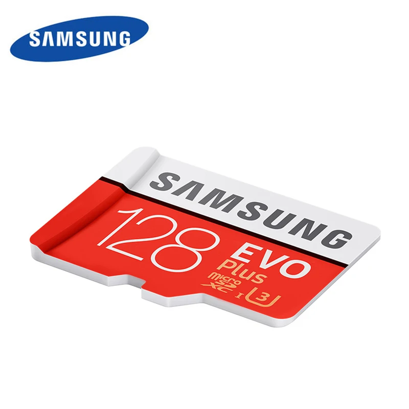 SAMSUNG карта памяти Micro SD Card 64 Гб 128 ГБ 256 Гб карта памяти EVO+ 100 МБ/с. C10 TF карта флэш-накопитель для смартфона