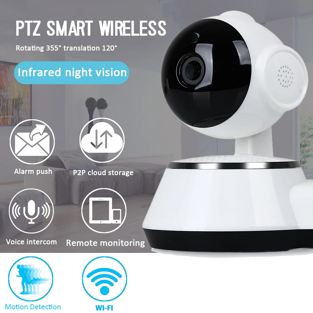 HD 720P Мини ip-камера Wifi камера беспроводная P2P видеонаблюдения ИК ночного видения
