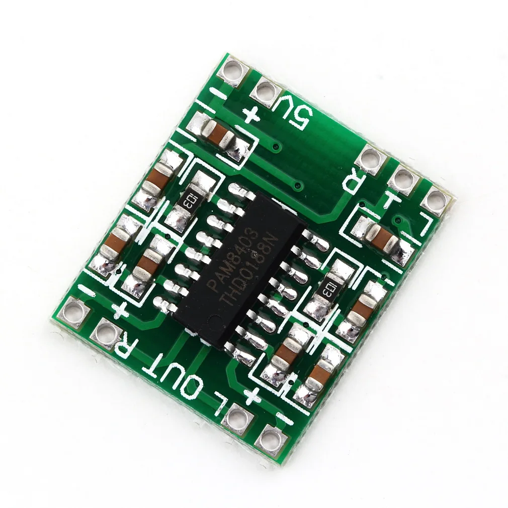 

PAM8403 Mini Digital Amplifier Board 2 Channels *3W Class D Digital 2.5V To 5V Power Amplifier Board Efficient