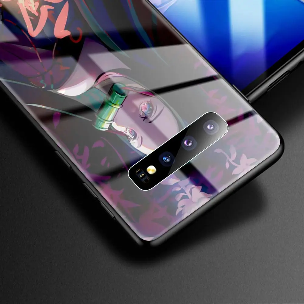 glass case for xiaomi redmi note 9 8 8t 7 pro 9s k20 k30 mi poco x3 nfc 9t 10 lite 10t back phone cover shell anime demon slayer free global shipping
