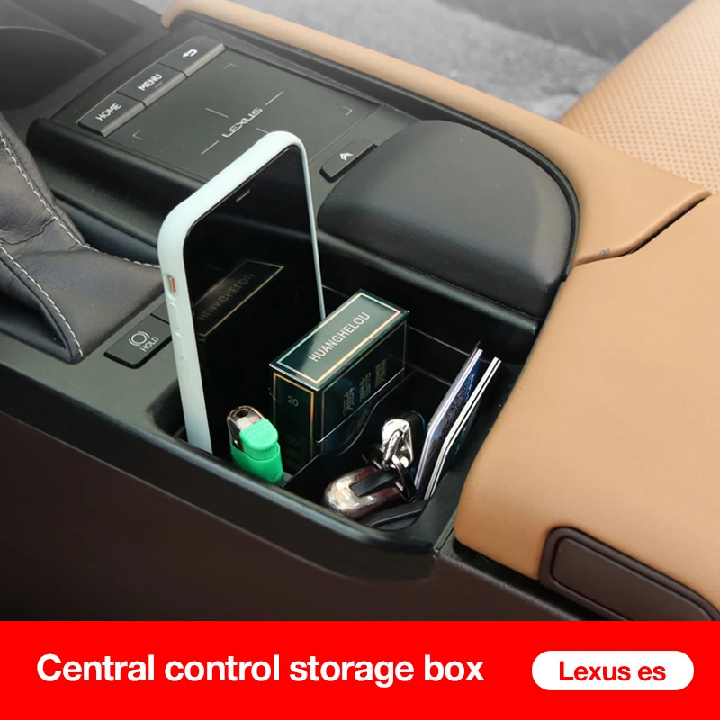 

Подходит для Lexus es ящик для хранения на центральную панель управления es200, модифицированное украшение салона автомобиля es300h, интерьер 260