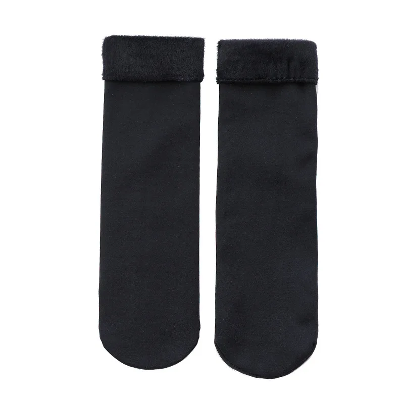 Autumn Winter Nylon velvet thick Snow Socks Leisure Solid color Warmth Short Women A647 | Женская одежда
