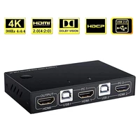 usb 2 0 kvm switch hdmi 2 port box video switcher splitter support wireless keyboard connections hud 4k supported