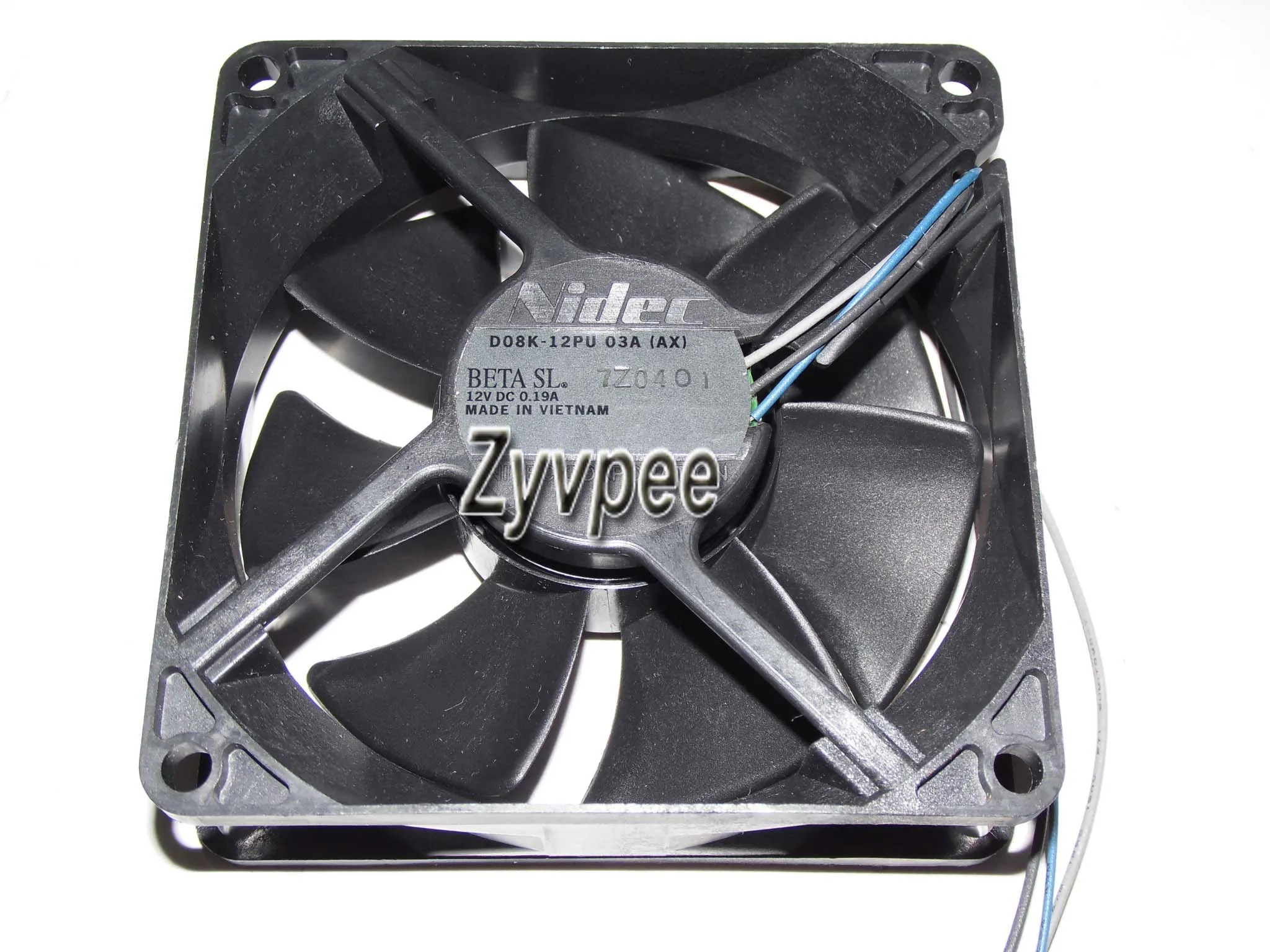 Zyvpee NIDEC 8025 80*25 мм Φ 03A (AX) DC 12 В A 3 провода контакта чехол вентилятор 8 см кулер ЦП |