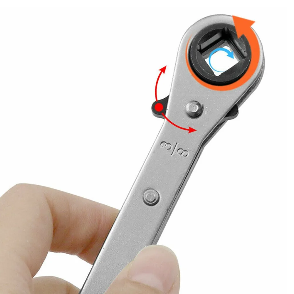 

Double Head Ratchet Wrench Tools Mini Adjustable Ratchet Spanner Hvac Tool Socket Wrenches Ratchet Wrench