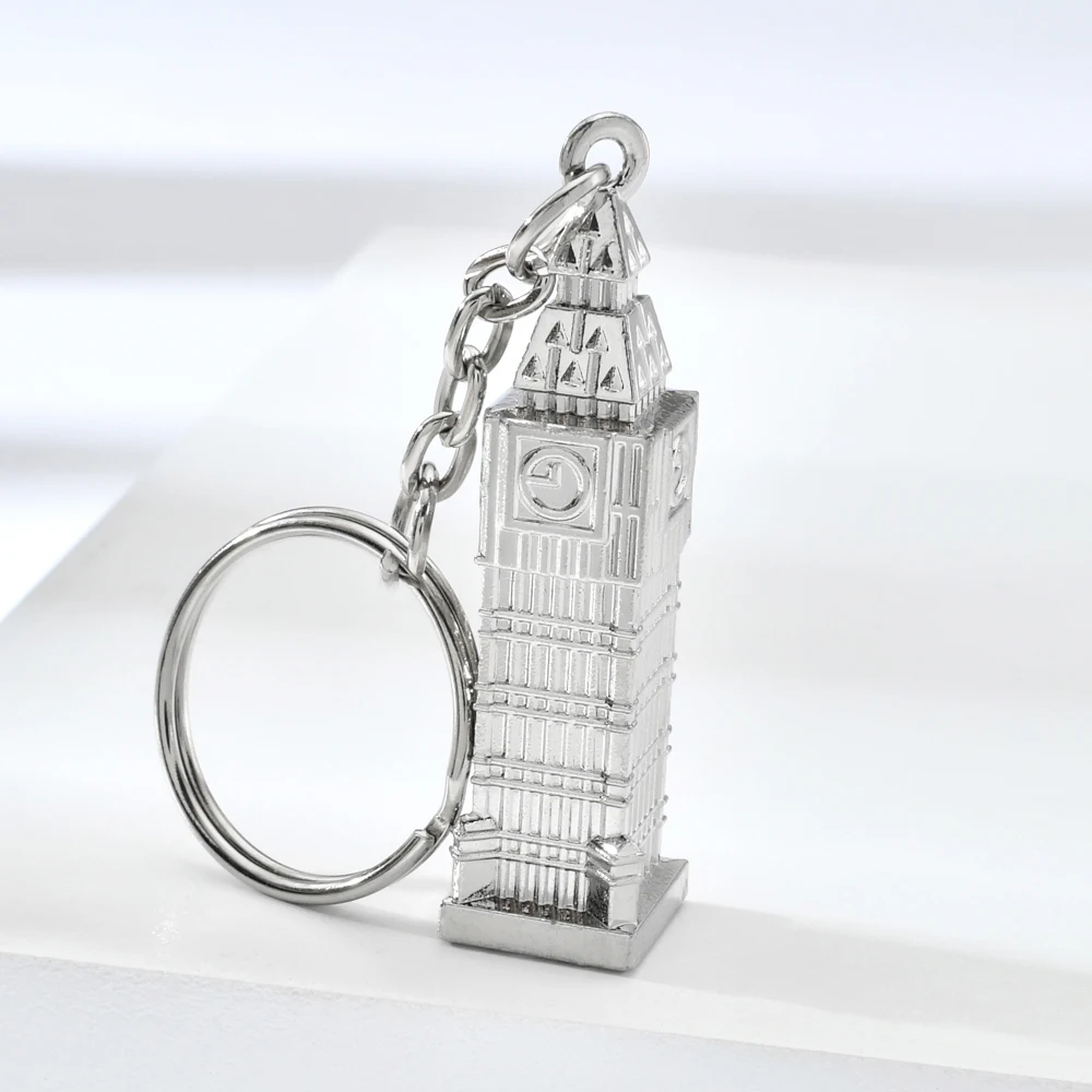 Лондонский золотой часы модель маленький мини брелок Сувенир подарок 3D Металл Лондон Великобритания сувенир из Британии Биг Бен брелок для фестиваля