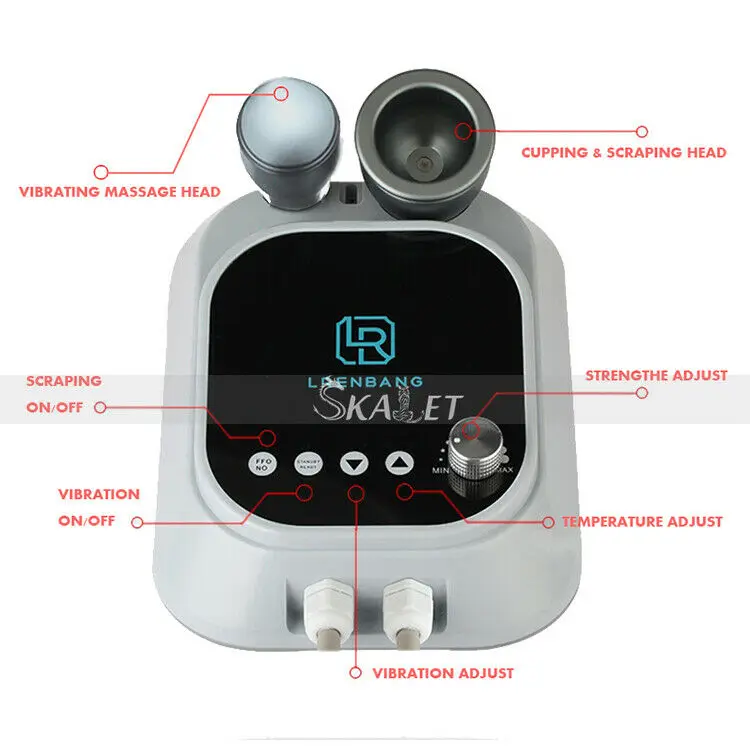 

Electric Scraping Body Cupping Gua Sha Anti Cellulite Therapy Apparatus Vacuum Suction Pumps Weight Loss Machine