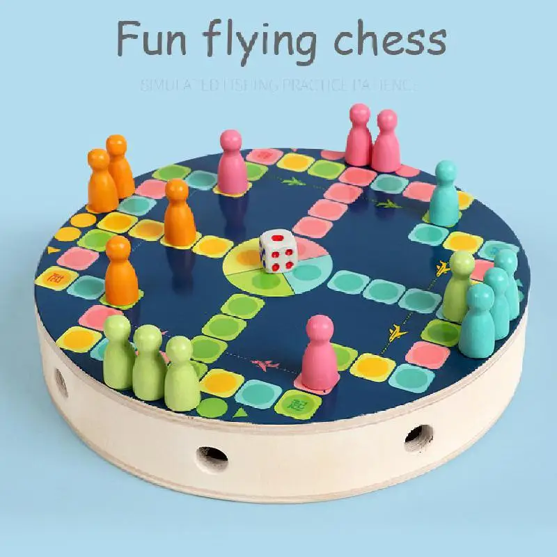 Деревянные игрушки для рыбалки Детские Учебные игры по методу Монтессори джунли