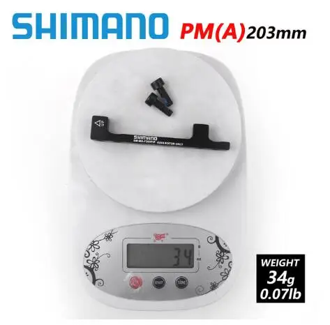 SHIMANO SM-MA тормозной ротор дисковый адаптер 180 мм 203 мм 160 мм PM A столбы IS B столбы тормозной диск кронштейн адаптер для RT86 RT81 RT56 - Цвет: SM-MA-F203m