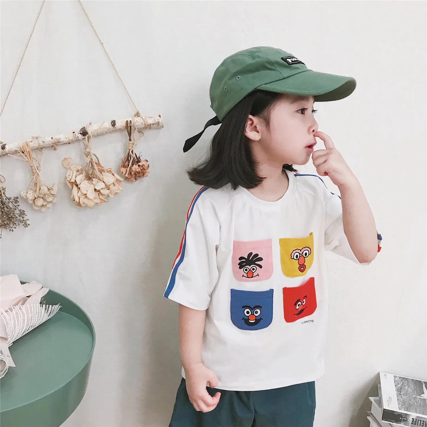 Tonytaobaby/Новая летняя модная красивая футболка для мальчиков и девочек Рубашки |