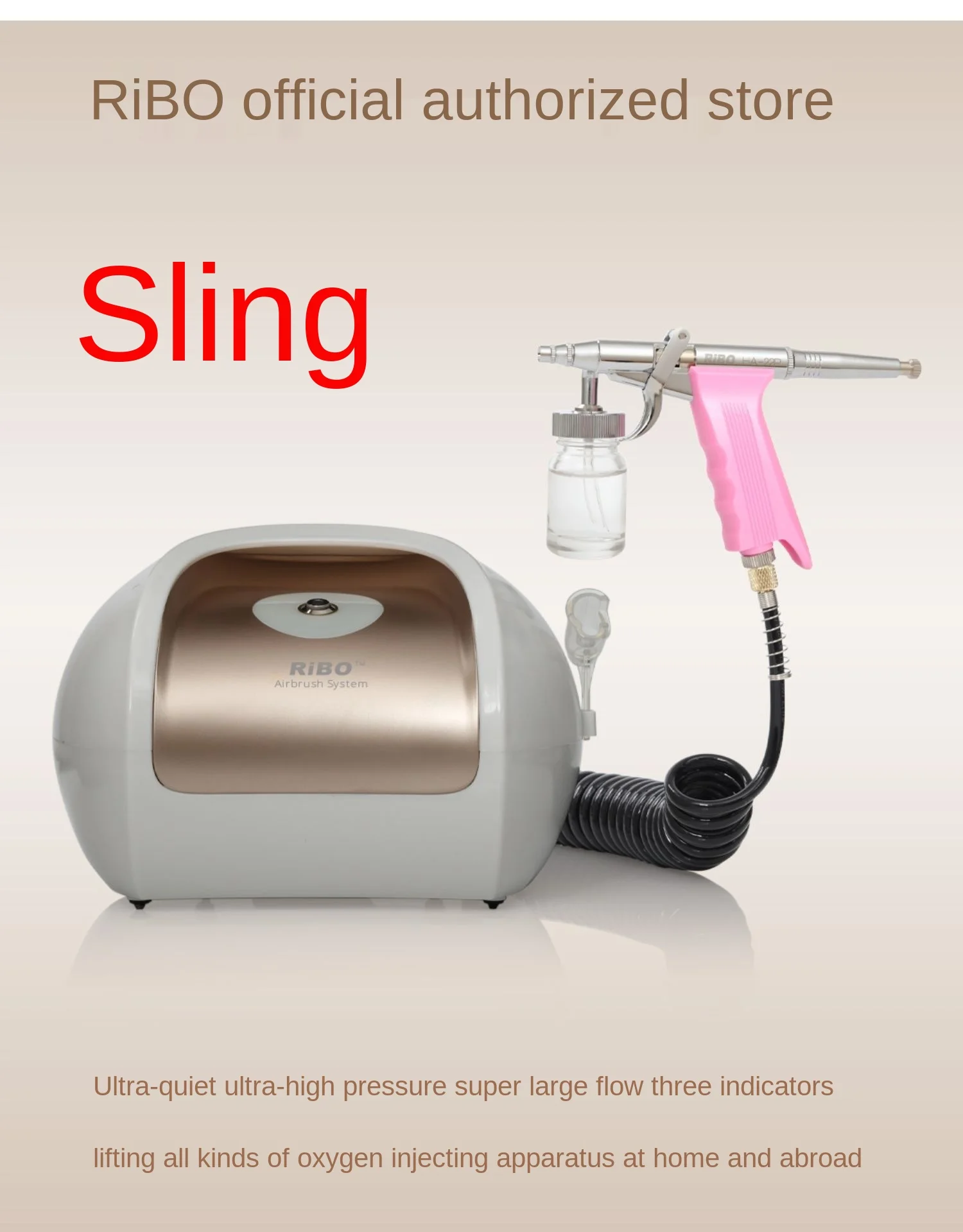 

Cy Hs579 Ultra-High Pressure Beauty Salon Special Essence Atomization Water Oxygen Oxygen Injection Skin Spray