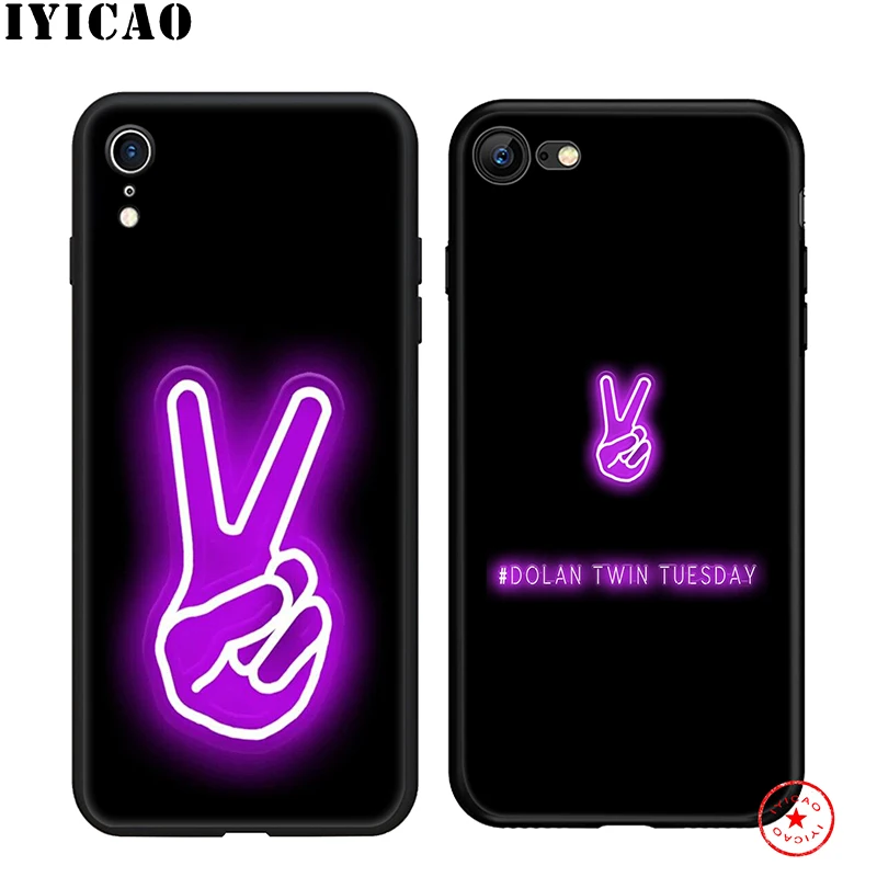 IYICAO Dolan Twins Soft Phone Case for iPhone 11 Pro XR X XS Max 6 6S 7 8 Plus 5 5S SE Silicone TPU |