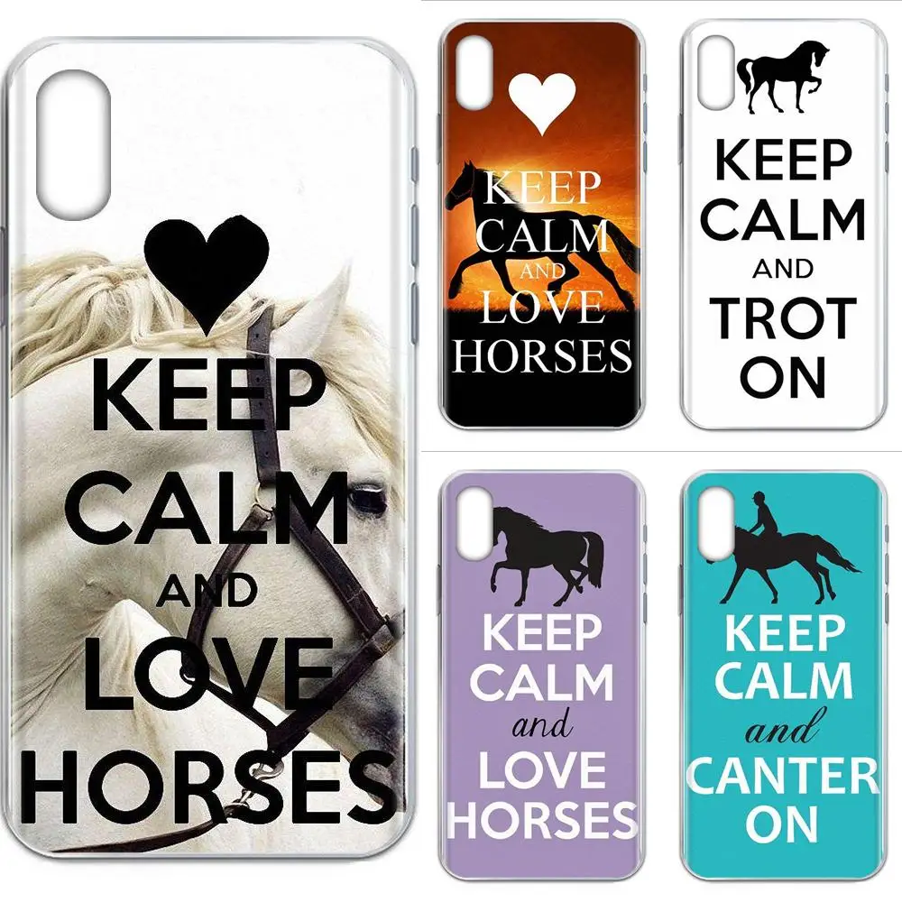 Котировки Keep Calm и Ride On Horse мобильные чехлы для Xiaomi Mi note 9 10 mi10 mi9 mi8 pro lite SE A1 A2 A3 CC9 CC9E 9T