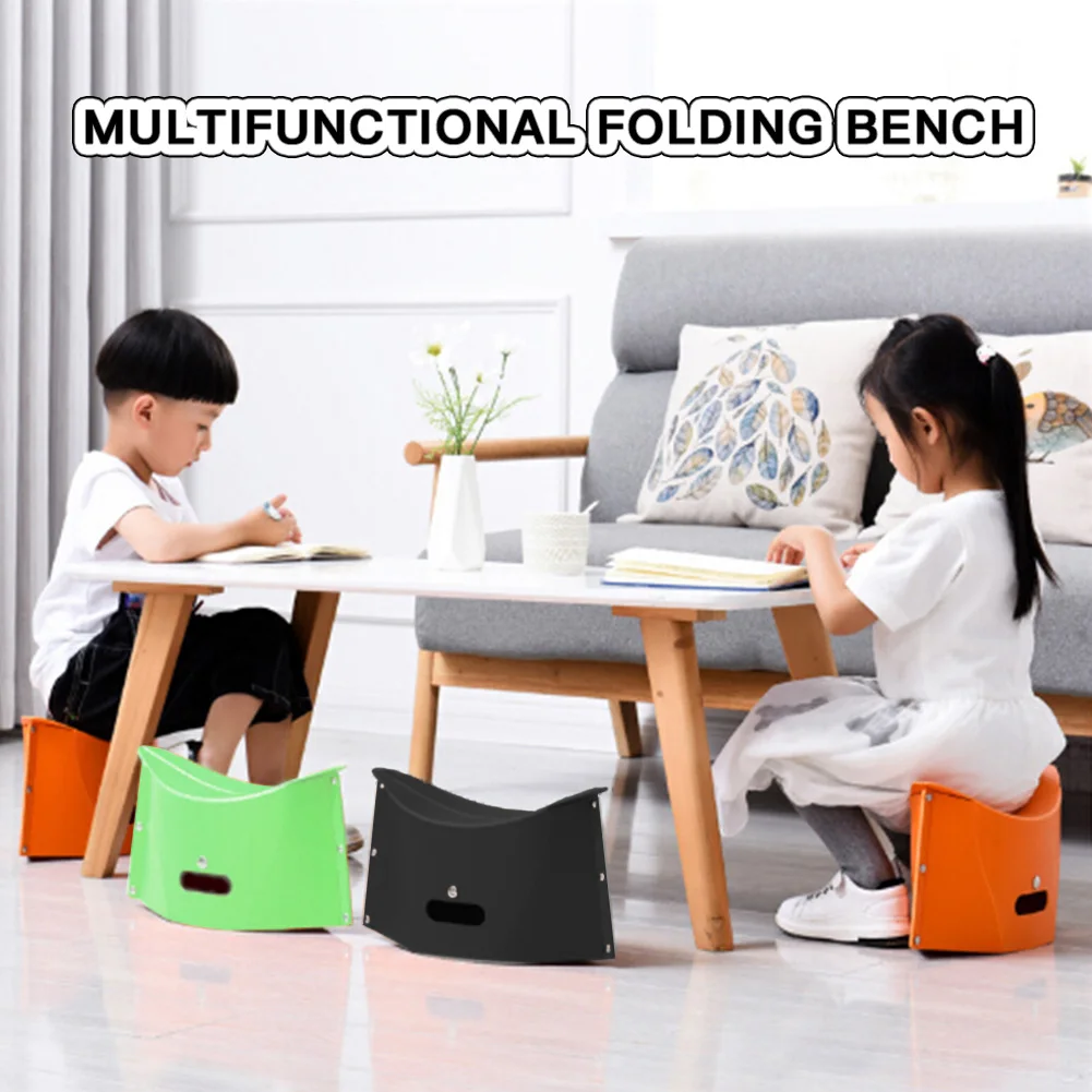 Пластиковый многофункциональный складной ступенчатый табурет домашний поезд