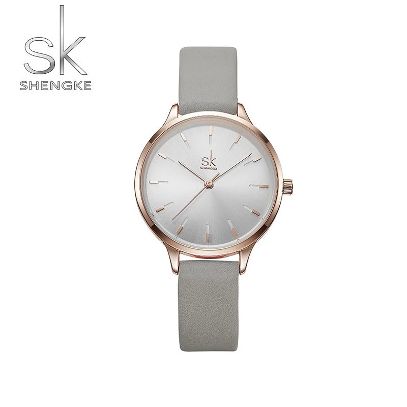 

SK 2021 New Fashion Women's Leather Belt Watches Casual Waterproof Quartz Black Watch Ladies Casual PU Watch Clock Montre Femme