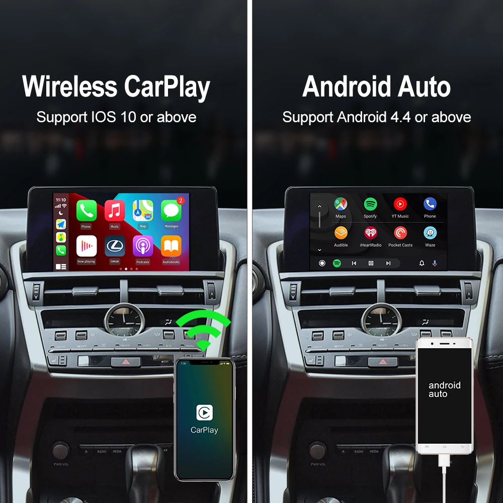 Carlinkit беспроводной CarPlay для Lexus NX ES US iS CT RX GS LS LX LC RC 2020 лет мультимедийный интерфейс