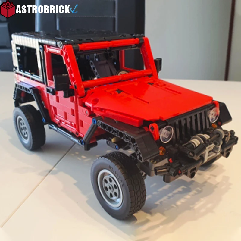 

High-Tech Creative Off-Road Sports Car 3D Model Building Blocks Static Jeep Vehicle Bricks Education Toys For Kid Birthday Gifts