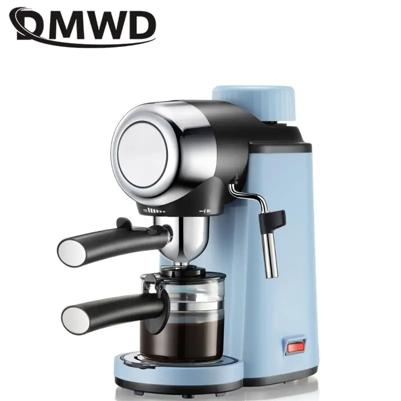 DMWD автоматическая эспрессо Кофе машина полуавтоматическая капучино Moka молоко