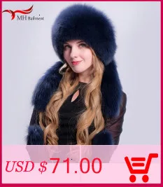 Зимняя теплая шапка женская мода для женщин шапка с зимне наушники шапка Горячая Распродажа натуральный Лисий мех женская шапка густой мех шапка для России