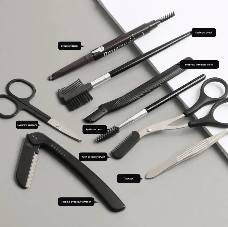 8 шт. косметические инструменты для бровей|Триммер бровей| |