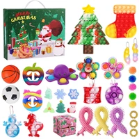 advent calendars fidget toy set 24days christmas countdown calendar sensory stress relief toys pack gifts box xmas party favor