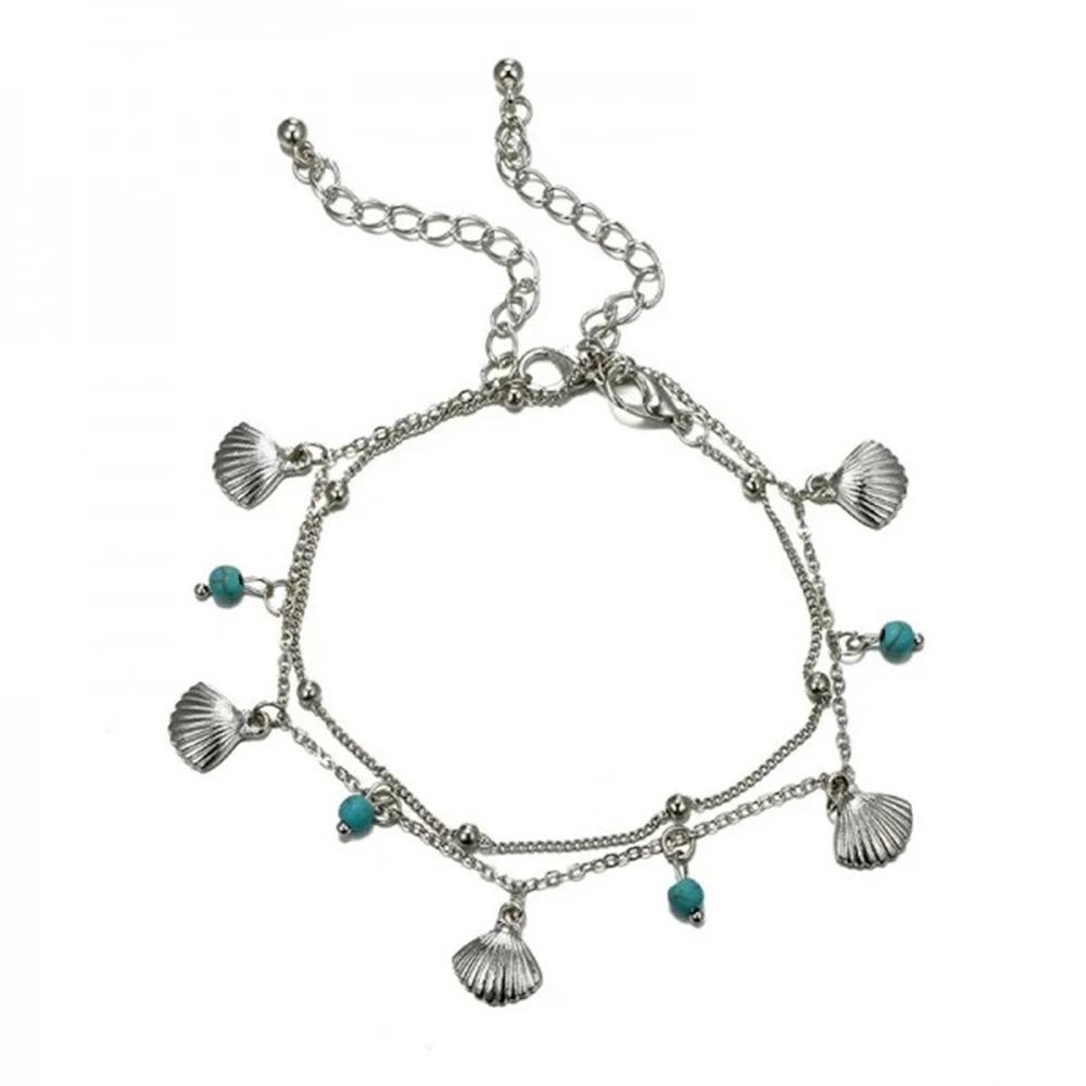 

Women's Anklet Jewelry Fashion Simple Baker Turquoise Anklet Summer Beach Anklet Bracelet Female Leg Chain Jewelry
