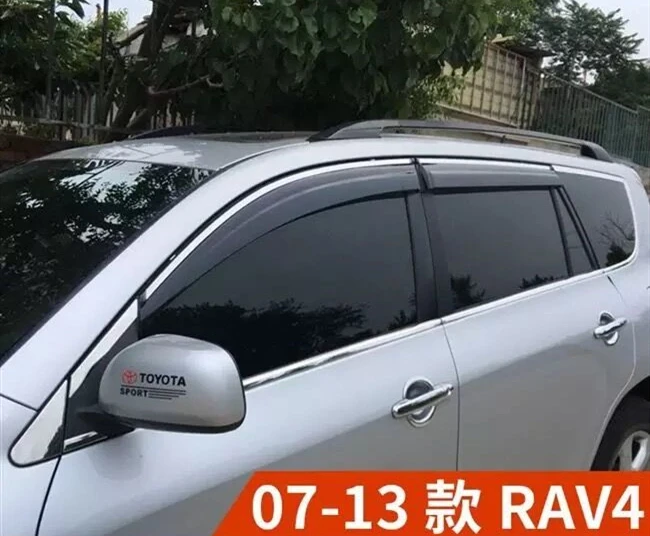 4 шт. ветрозащитный козырек для автомобиля Toyota RAV4 2008 2007 ~ 2013 | Автомобили и