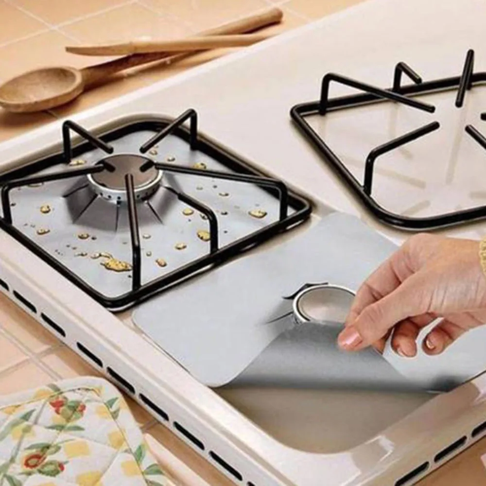 

Gas Stove Protectors Mat Reusable Gas Stove Burner Cover Protection Mat Kitchen Gadgets1