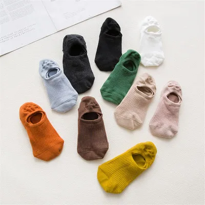 Женские носки летние тонкие хлопковые гетры в японском стиле низкие скрытые