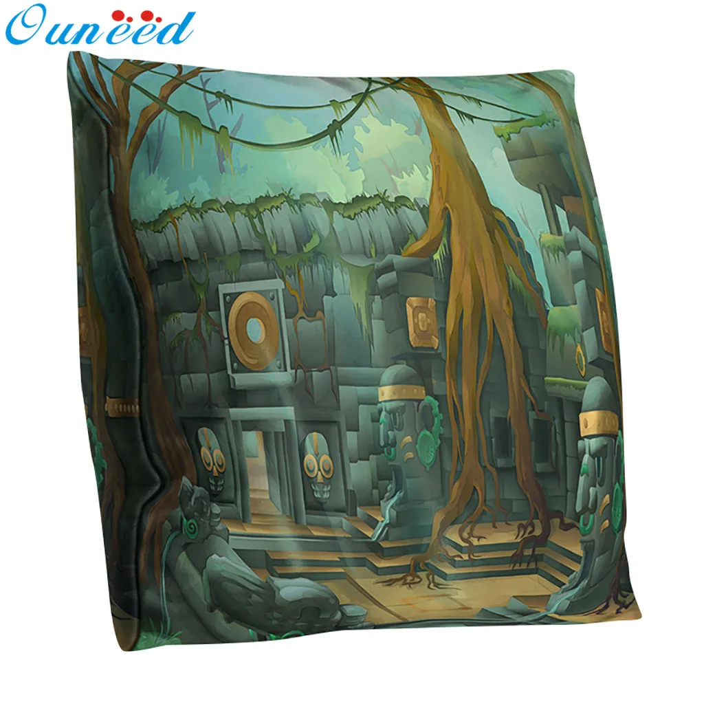 Наволочка Ouneed для Хэллоуина креативный узор наволочка двусторонняя Талия дома