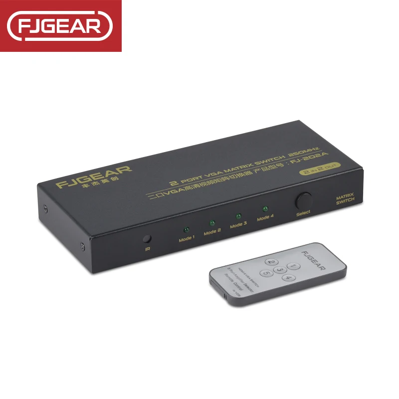 Матричный коммутатор VGA 2 в Выход компьютера совместное использование мониторов |