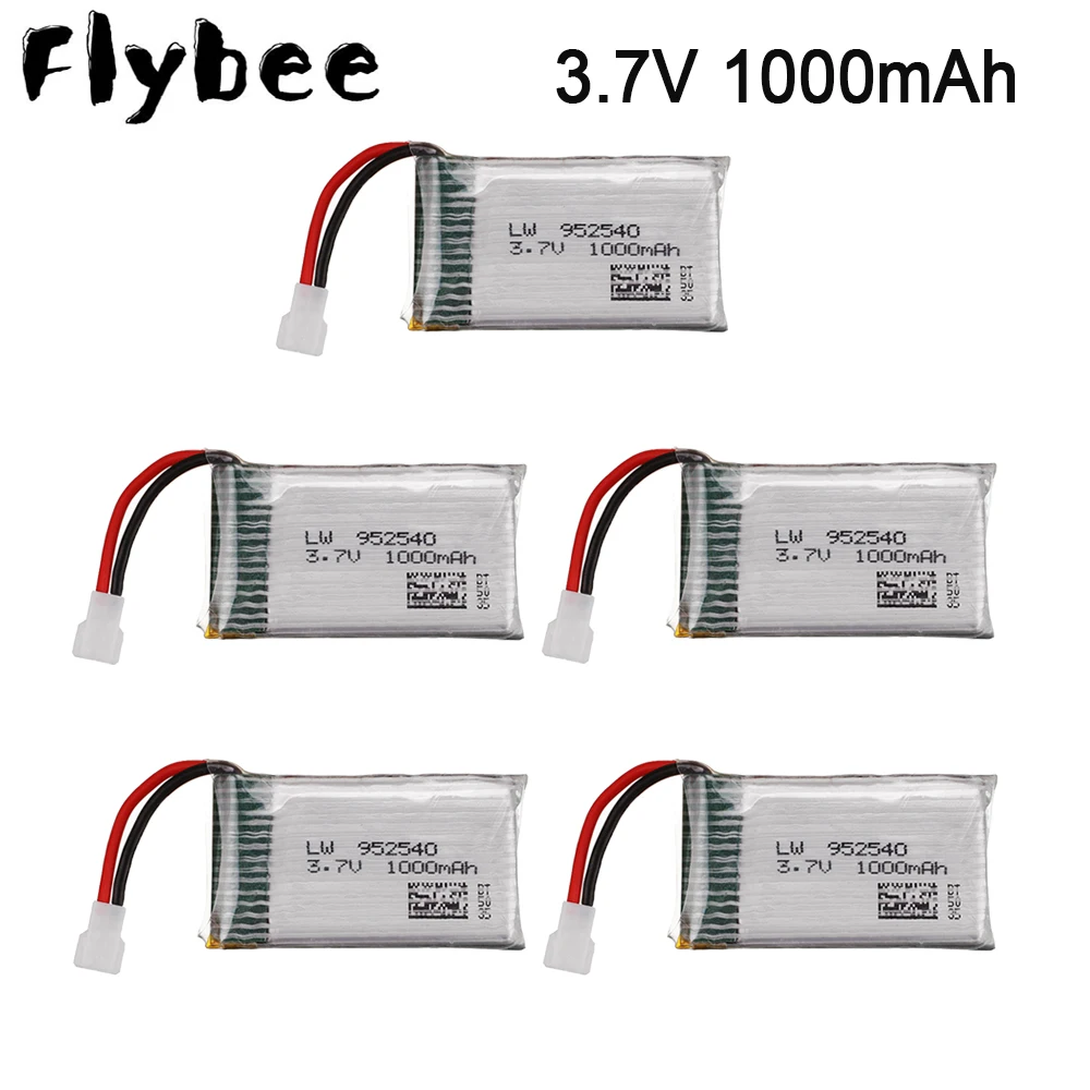 Обновленный 3 7 V 1000mAh 25C Li PO батарея для Syma X5 X5C 1 X5S X5SW X5SC V931 H5C CX 30 30W Quadcopter запасные