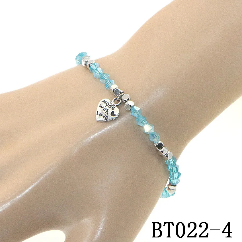 Браслет на ногу с подвеской в виде сердца 4 мм | Украшения и аксессуары