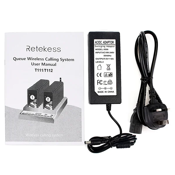 Retekess T112 999 канал Беспроводная система подкачки очереди ресторан пейджер 1 передатчик+ 20 Coaster пейджер ресторанное оборудование