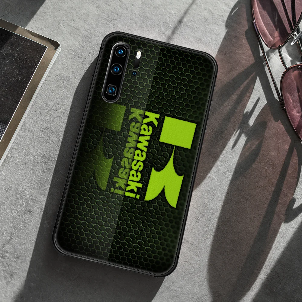 

Japan brand Kawasaki Phone Case For Huawei P Mate 10 20 30 40 Lite Pro smart Z 2019 nova 5t black Cover Trend Etui Silicone