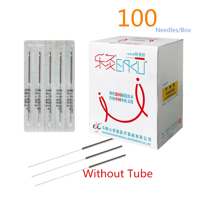 

Китайская традиционная одноразовая Стерильная акупунктура иглы без трубки чжэньцзю иглы для одного Применение 100 шт. в упаковке