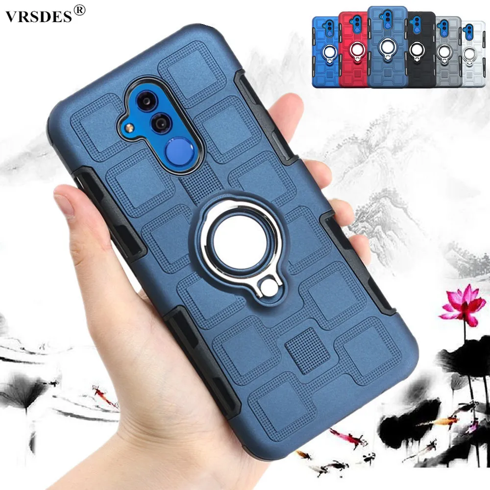 Роскошный чехол с кольцом для Huawei Mate 20 10 Lite Pro P30 P20 P Smart Y9 Y7 Y6 Y5 Prime 2018 2019