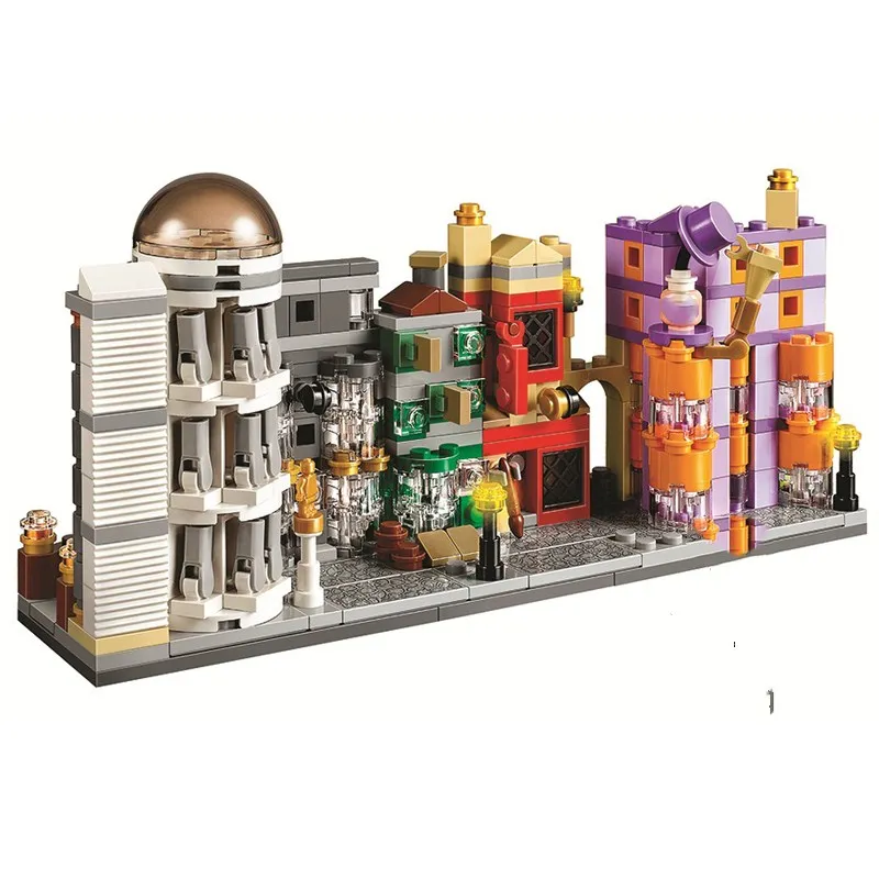 Волшебные строительные блоки совместимые с замком Волдеморт 75948 детские игрушки